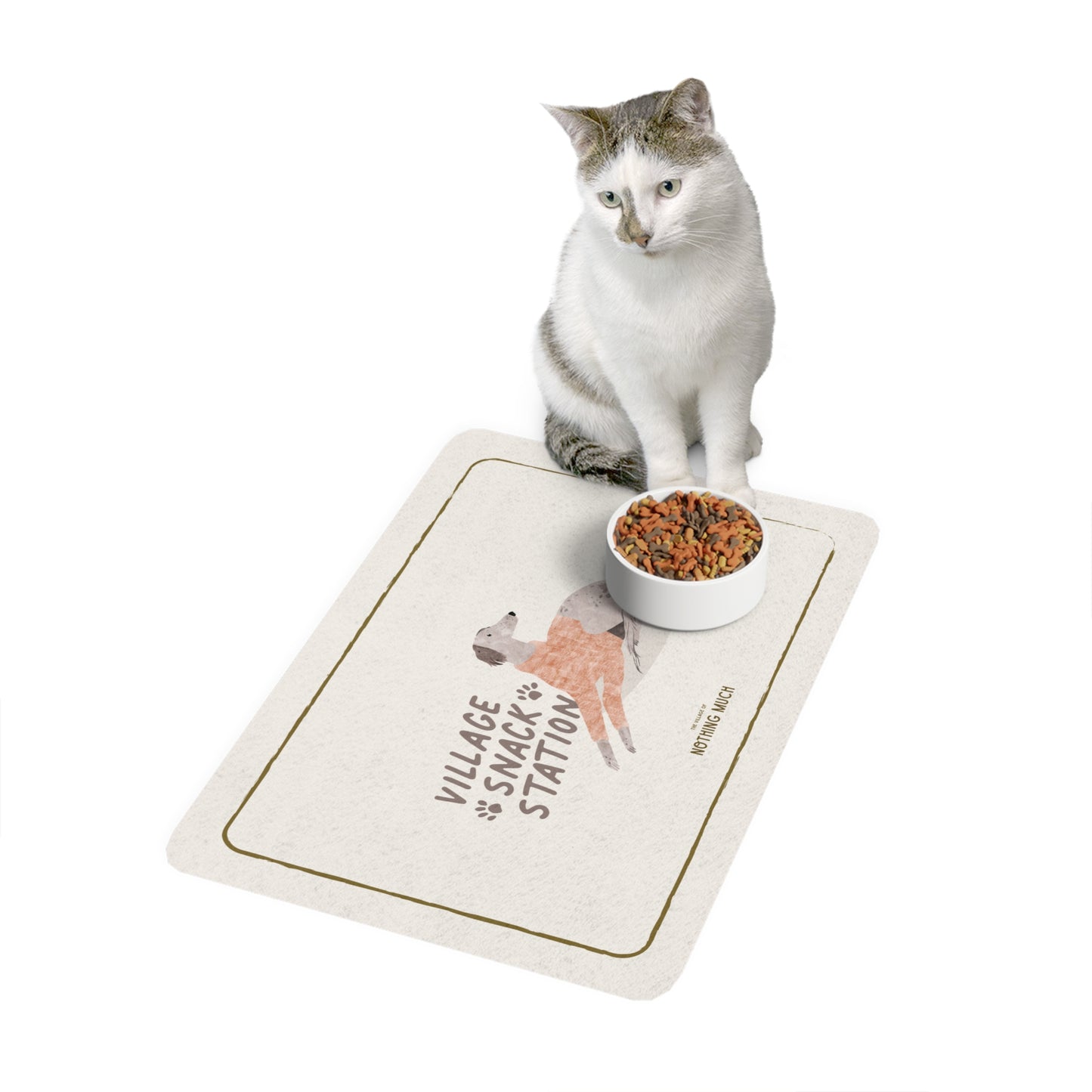 Village Snack Station Pet Food Mat