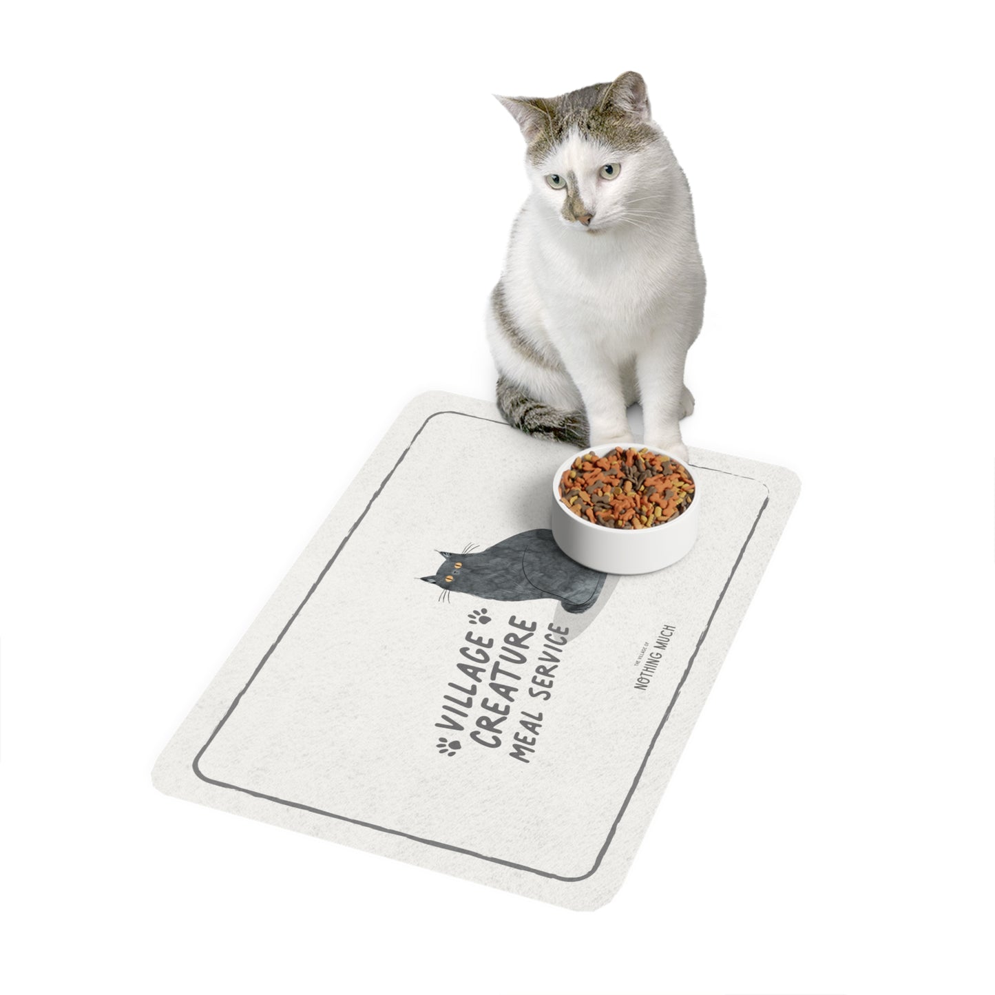 Village Creature Meal Service Pet Food Mat