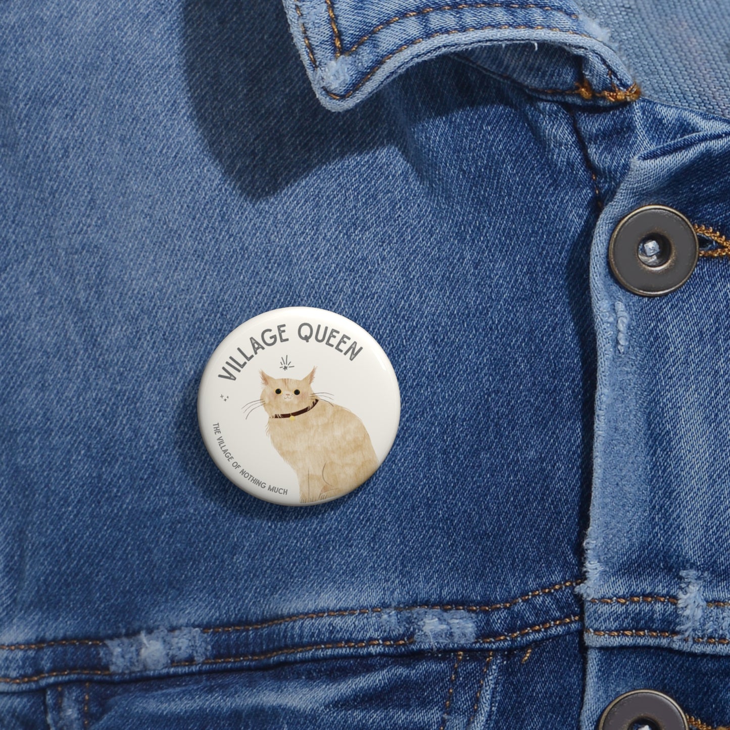 Village Queen Button