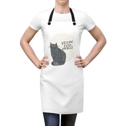 Yellow-Eyed Oracle Apron | Cinder the Cat
