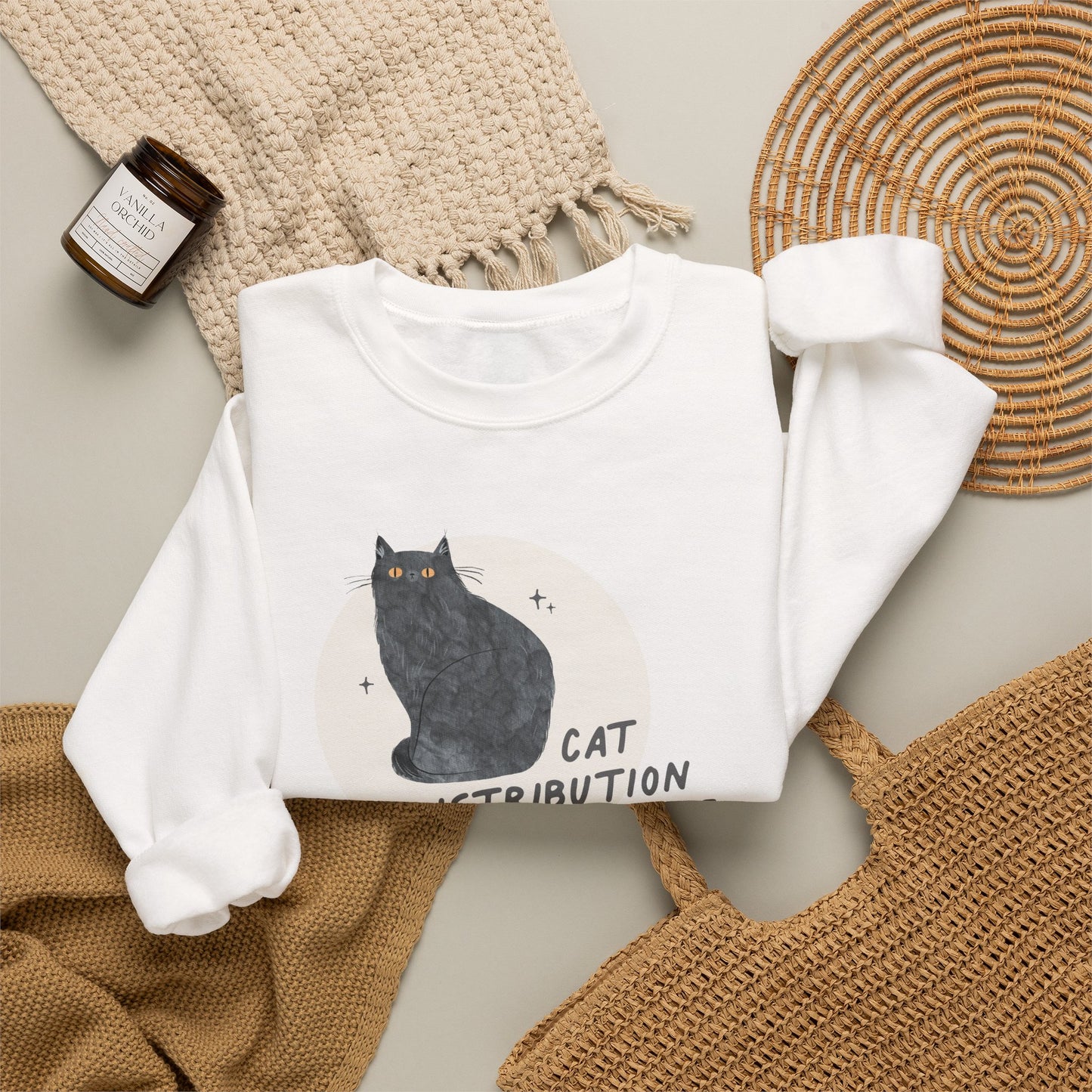 Cat Distribution Representative Sweatshirt | Cinder the Cat