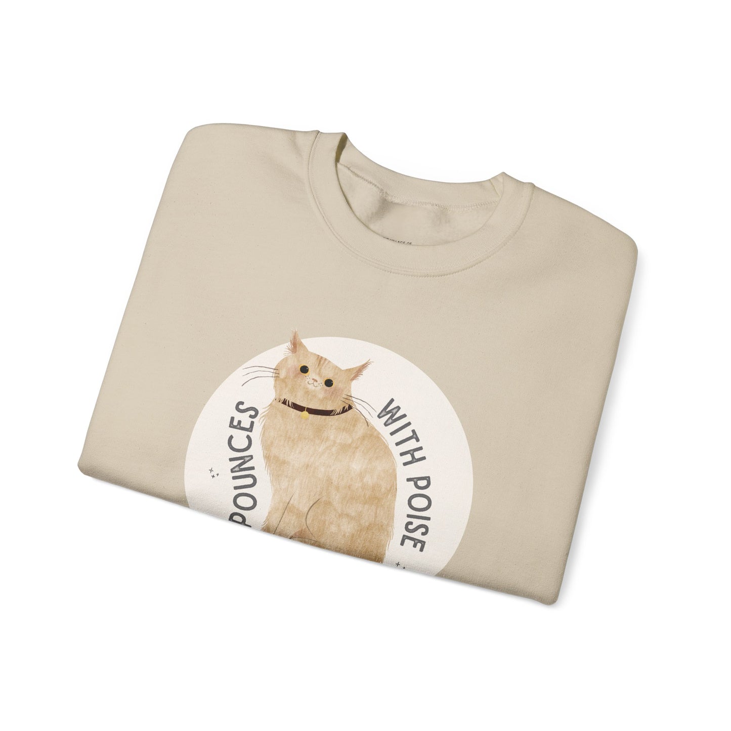 Pounces with Poise Sweatshirt | Marmie the Cat