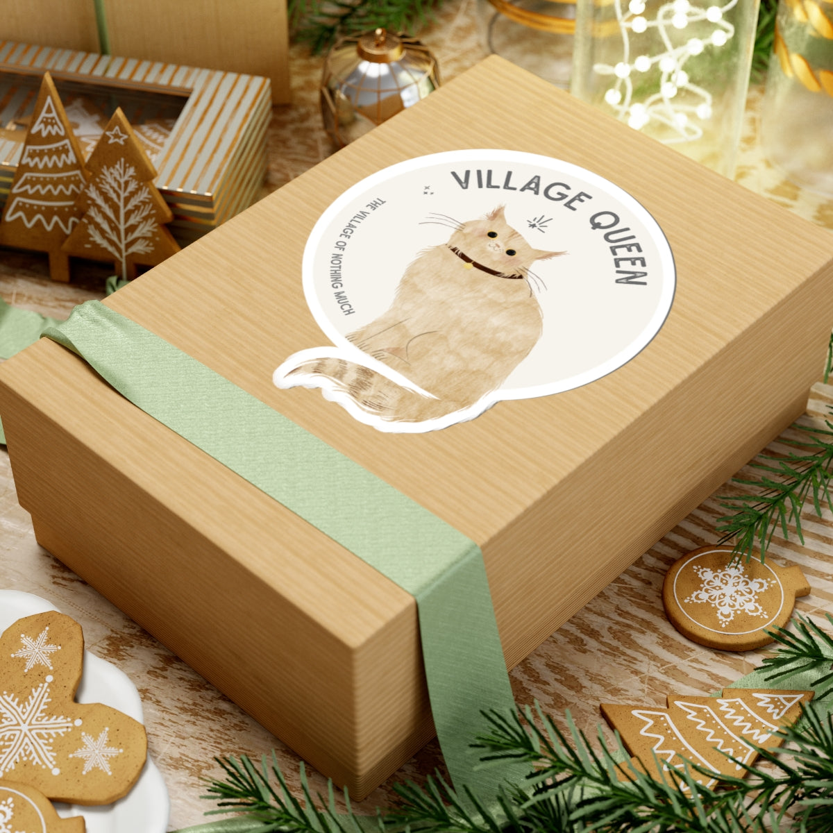 Village Queen Sticker | Marmie the Cat