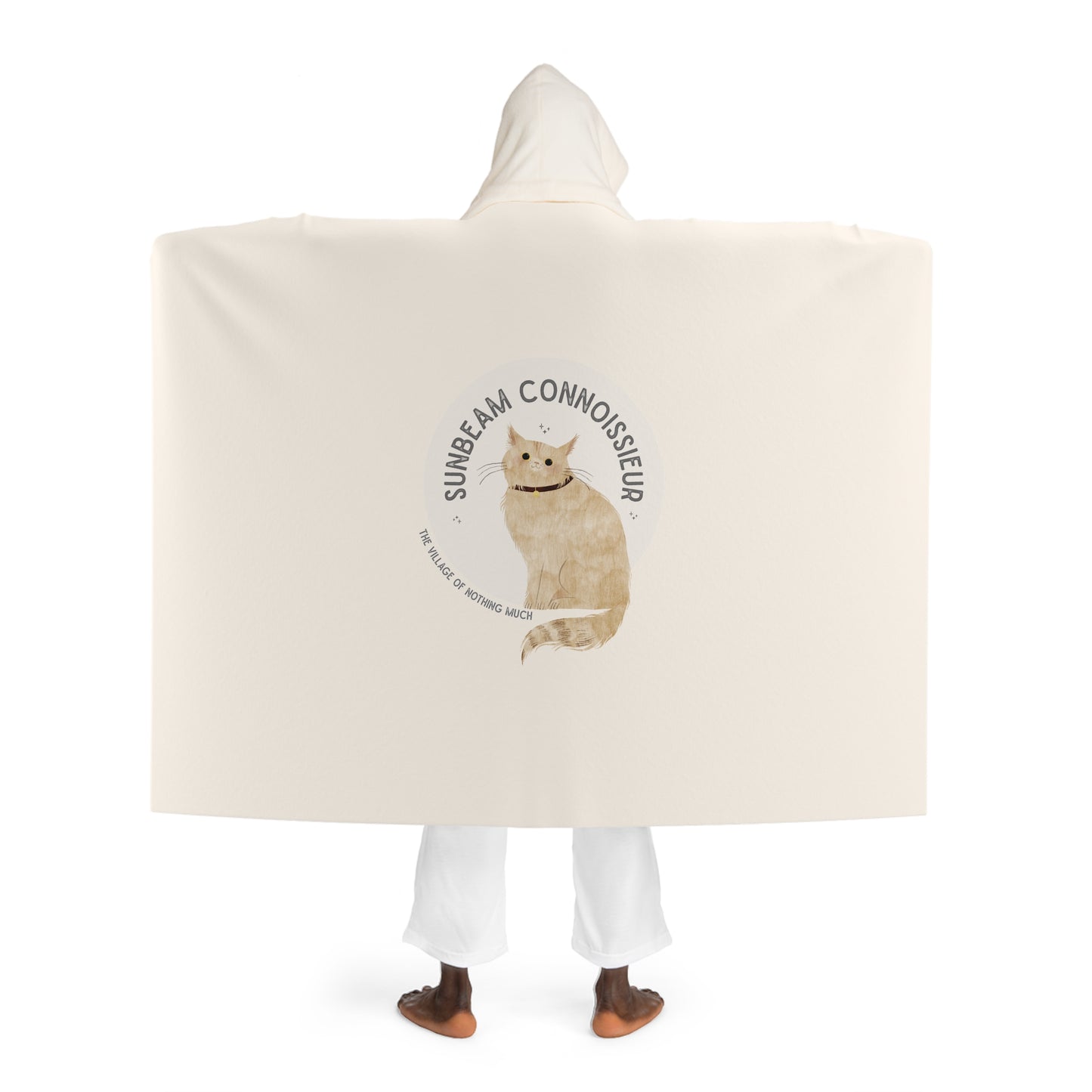 Sunbeam Connoisseur Hooded Sherpa Blanket | Marmie the Cat