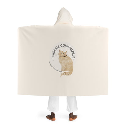 Sunbeam Connoisseur Hooded Sherpa Blanket | Marmie the Cat