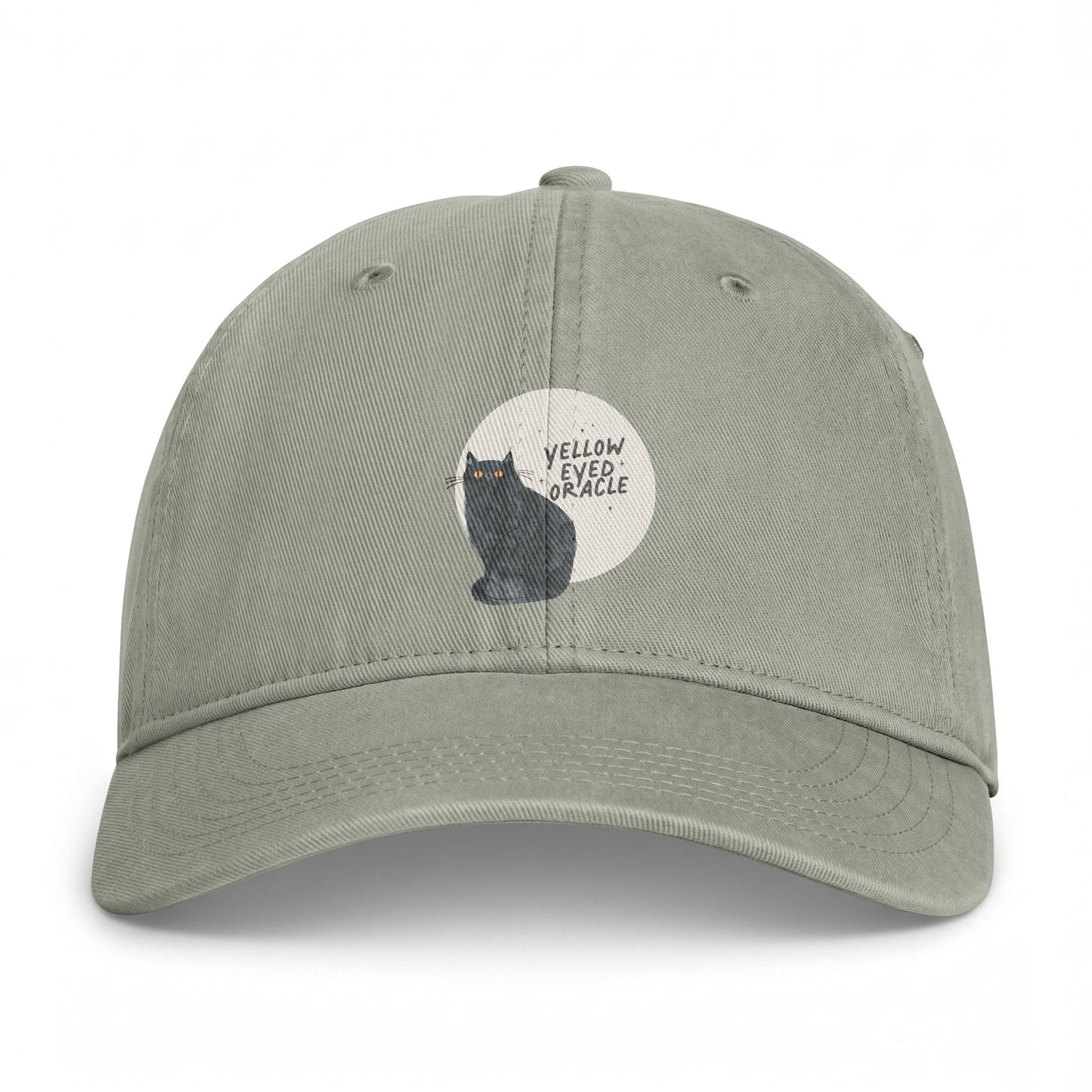 Yellow-Eyed Oracle Hat | Cinder the Cat