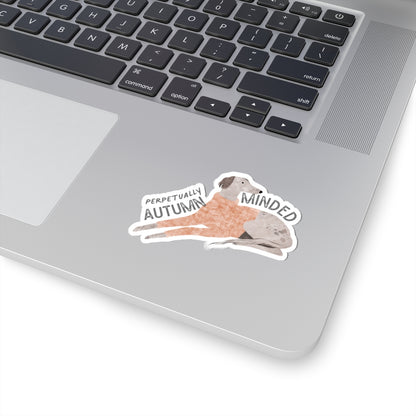 Perpetually Autumn Minded Sticker