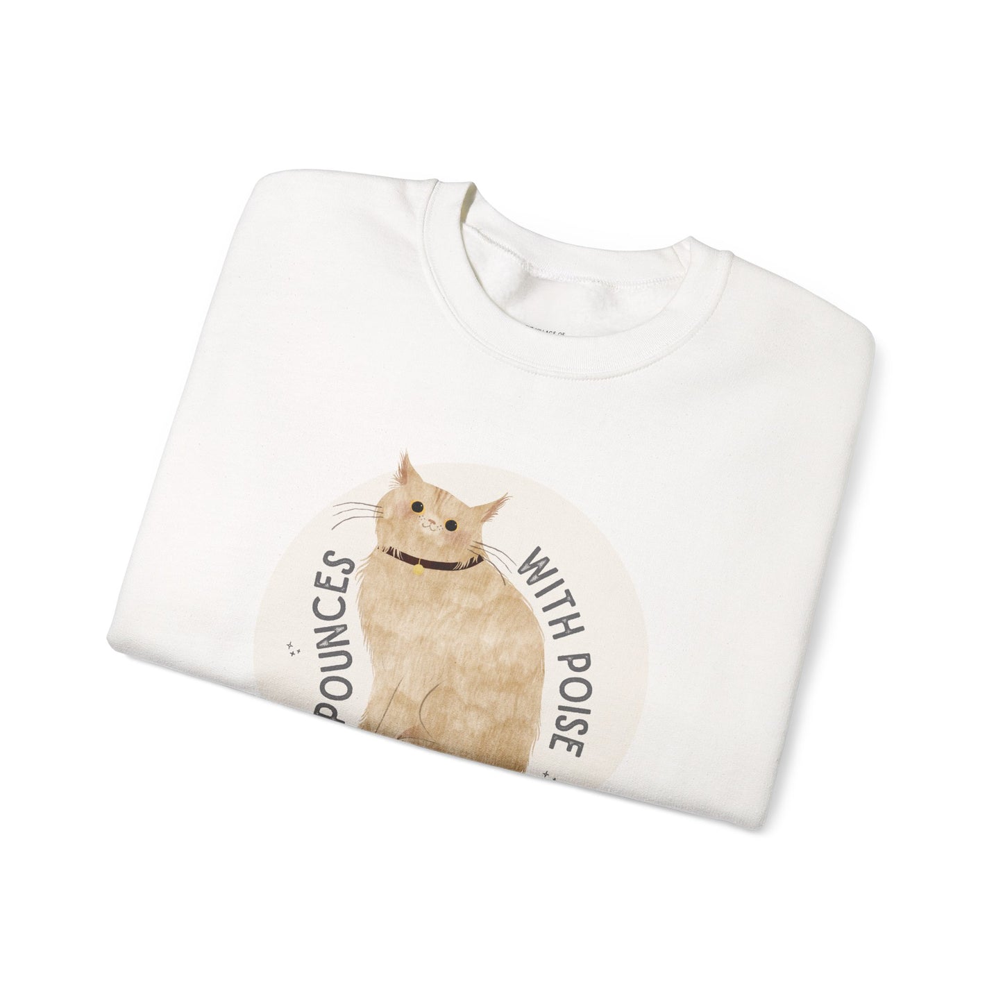Pounces with Poise Sweatshirt | Marmie the Cat