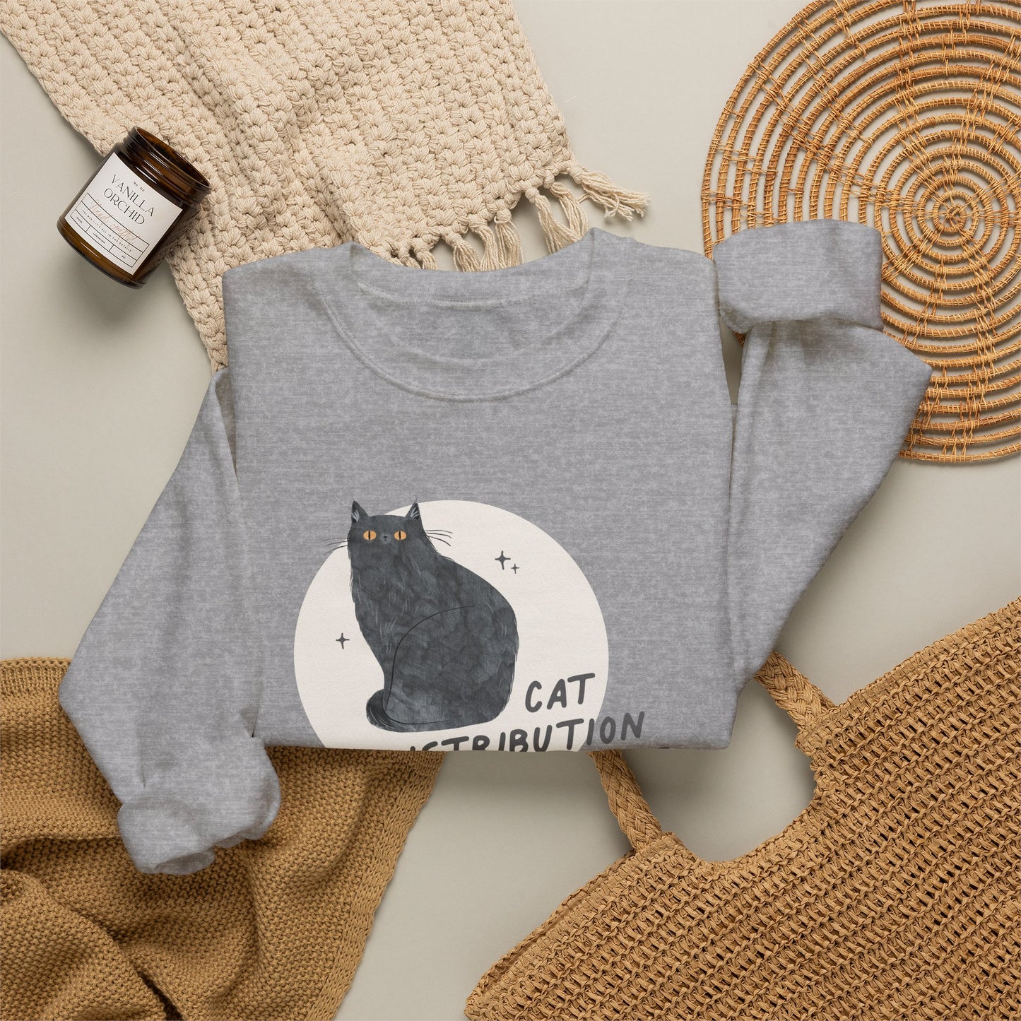 Cat Distribution Representative Sweatshirt | Cinder the Cat