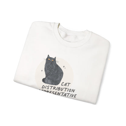 Cat Distribution Representative Sweatshirt | Cinder the Cat