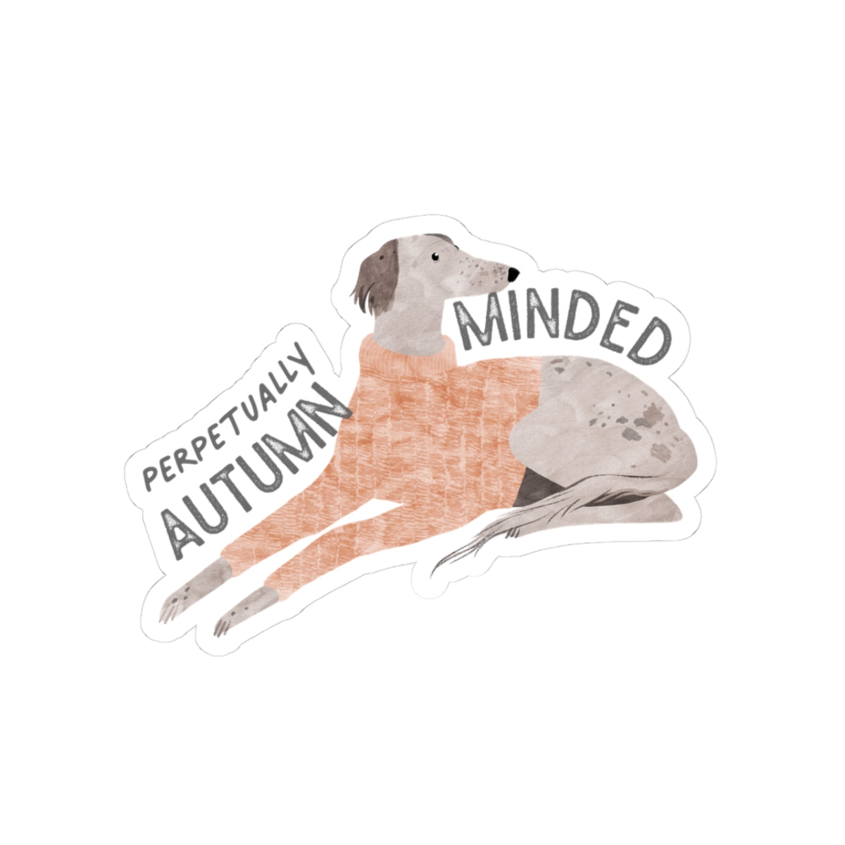 Perpetually Autumn Minded Sticker