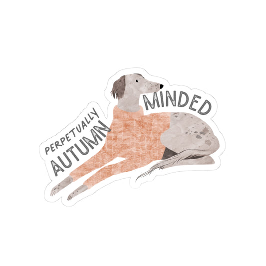 Perpetually Autumn Minded Sticker