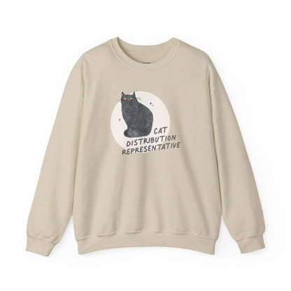 Cat Distribution Representative Sweatshirt | Cinder the Cat