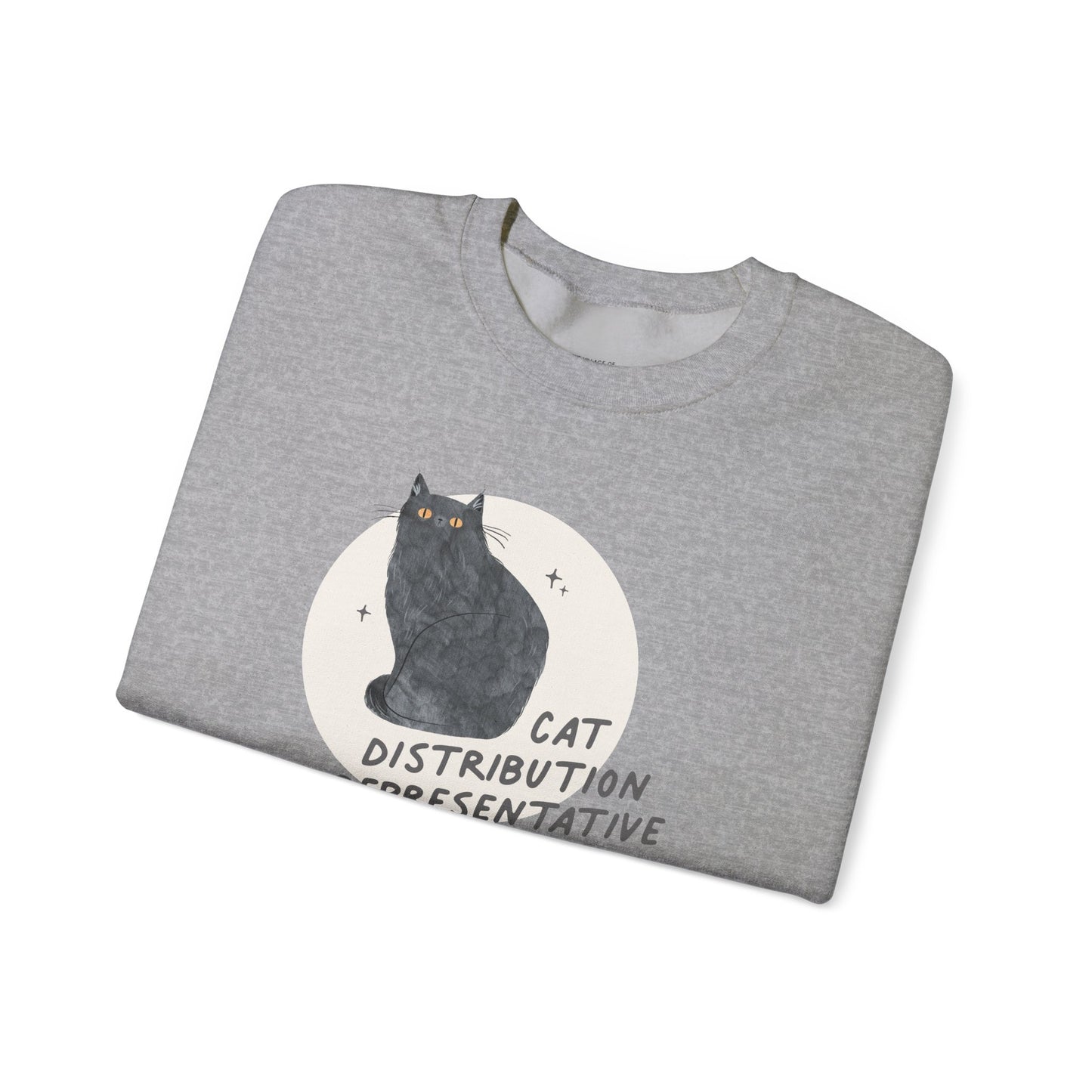 Cat Distribution Representative Sweatshirt | Cinder the Cat