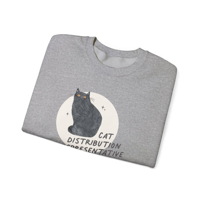 Cat Distribution Representative Sweatshirt | Cinder the Cat