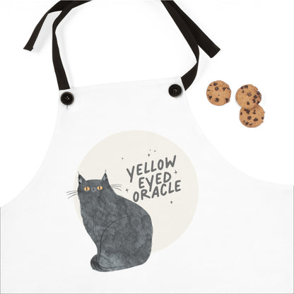 Yellow-Eyed Oracle Apron | Cinder the Cat