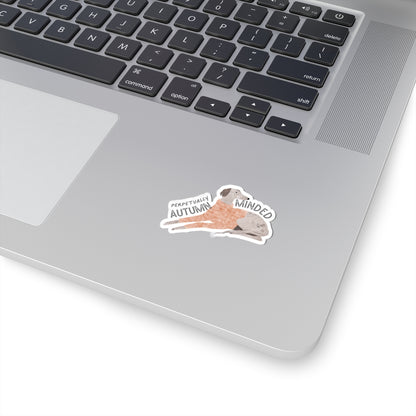 Perpetually Autumn Minded Sticker