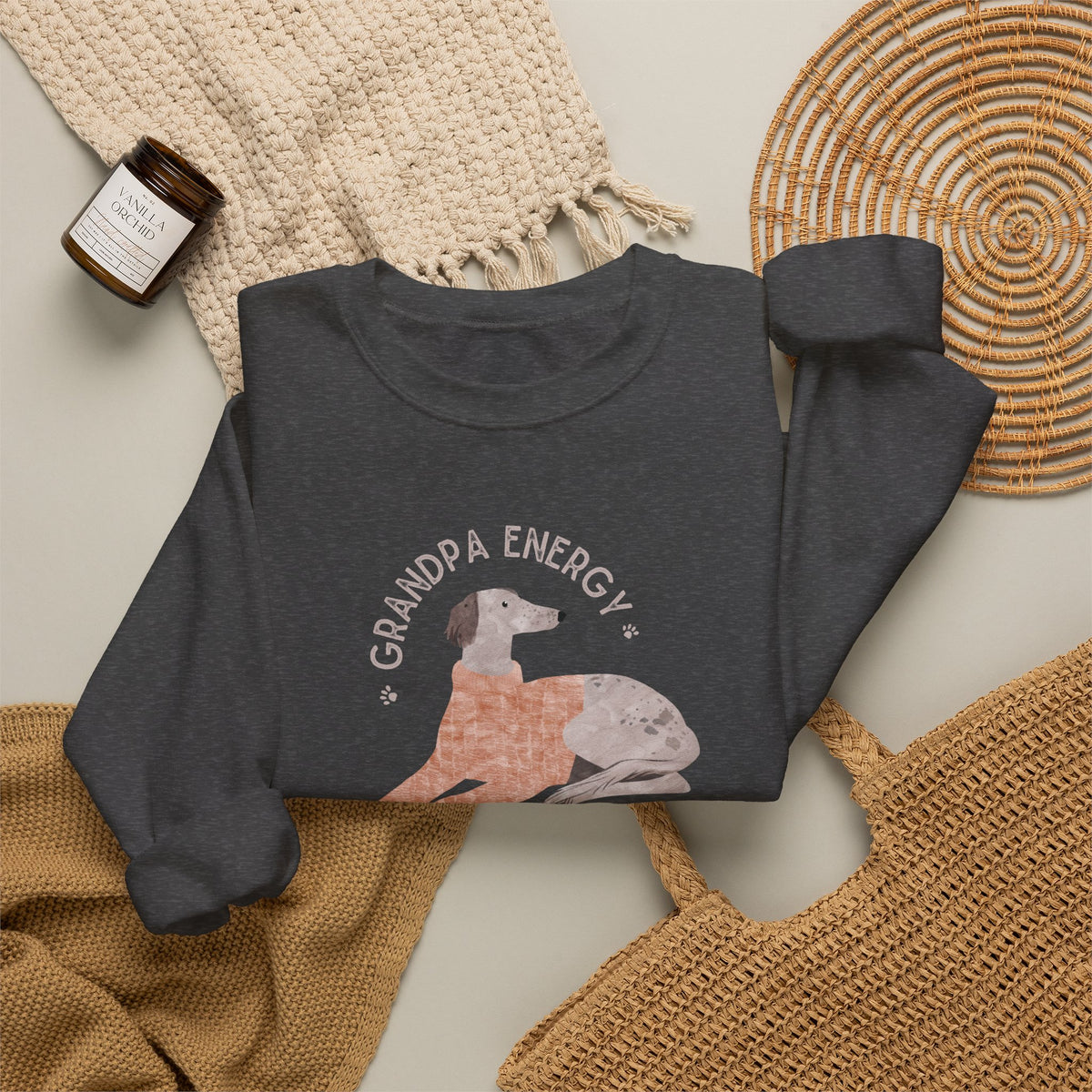 Grandpa Energy Crewneck Sweatshirt