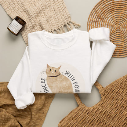 Pounces with Poise Sweatshirt | Marmie the Cat