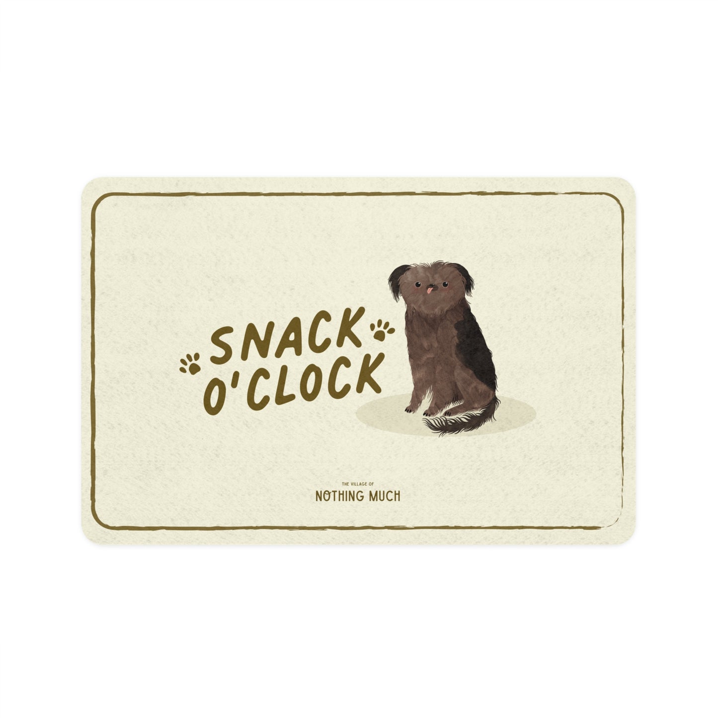 Snack O’Clock Pet Food Mat | Crumb