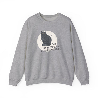 Cat Distribution Representative Sweatshirt | Cinder the Cat