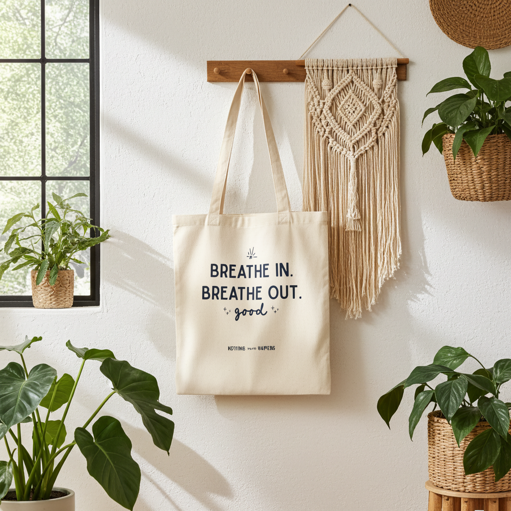 Breathe! It's Good For You! Tote